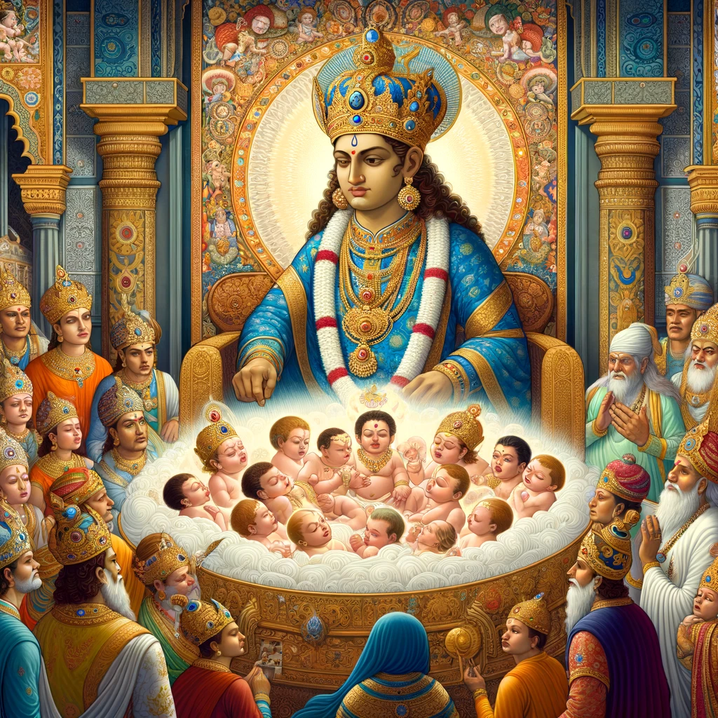 The Birth of King Sagara’s Children